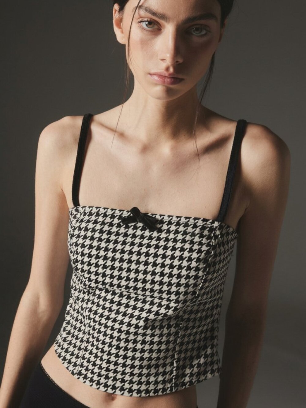 Motel Rocks Shika Gingham camisole top